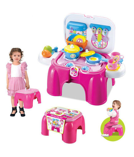 Picture of CARRY ALONG STOOL & KITHCEN PLAYSET